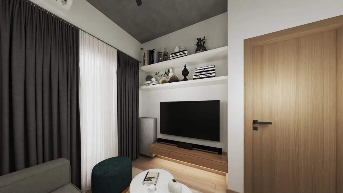 Σύγχρονη Ανακαίνιση Airbnb στην Αριστοτέλους | 40 τ.μ. — σαλόνι 04