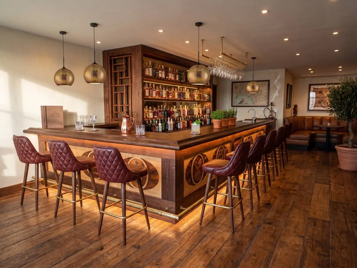 Ανακαίνιση & Διακόσμηση Cafe Bar στη Μαρτίου, Θεσσαλονίκη — μπαρ 02