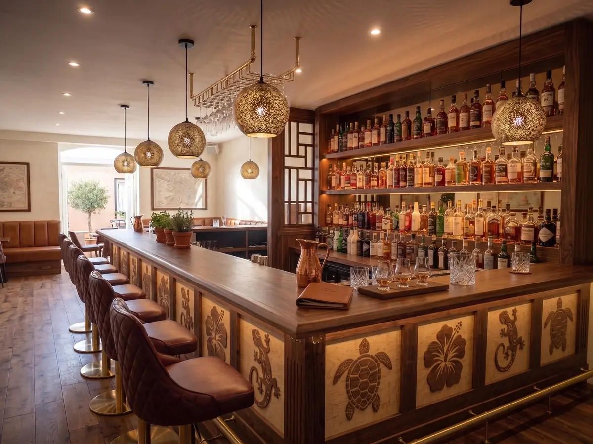 Ανακαίνιση & Διακόσμηση Cafe Bar στη Μαρτίου, Θεσσαλονίκη — μπαρ 03