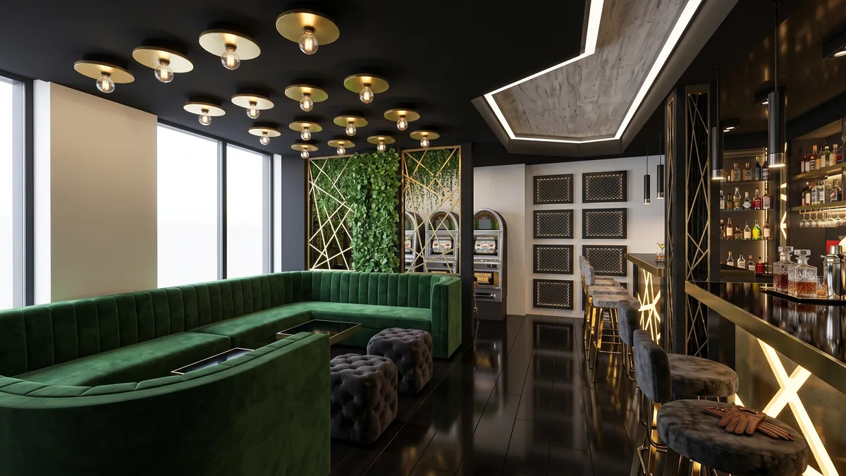 Premium Διακόσμηση All Day Bar Restaurant στη Γερμανία — μπαρ 02
